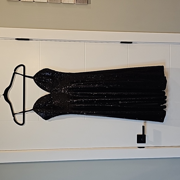 NWT black sequin dress. - Picture 2 of 5